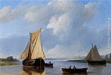 Shipping in a Calm by Petrus Jan Schotel